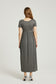 Charcoal Maxi Dress With Pocket