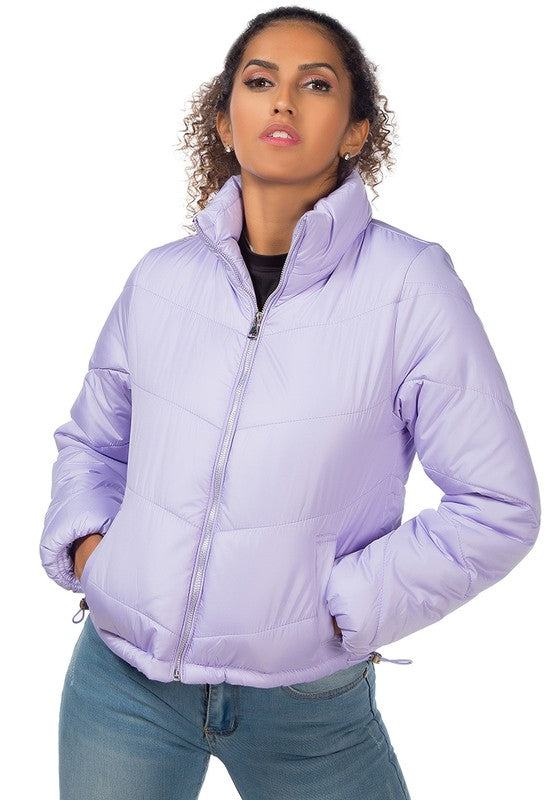 LONG SLEEVES PUFFER JACKET