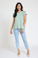 Spring Double Ruffle Sleeve Top