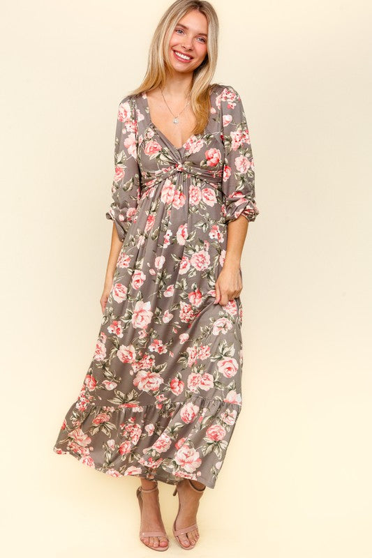 Floral Dress With Pockets