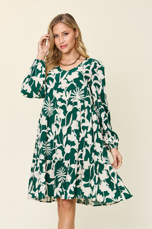 Amanda Printed Dress with Pocket