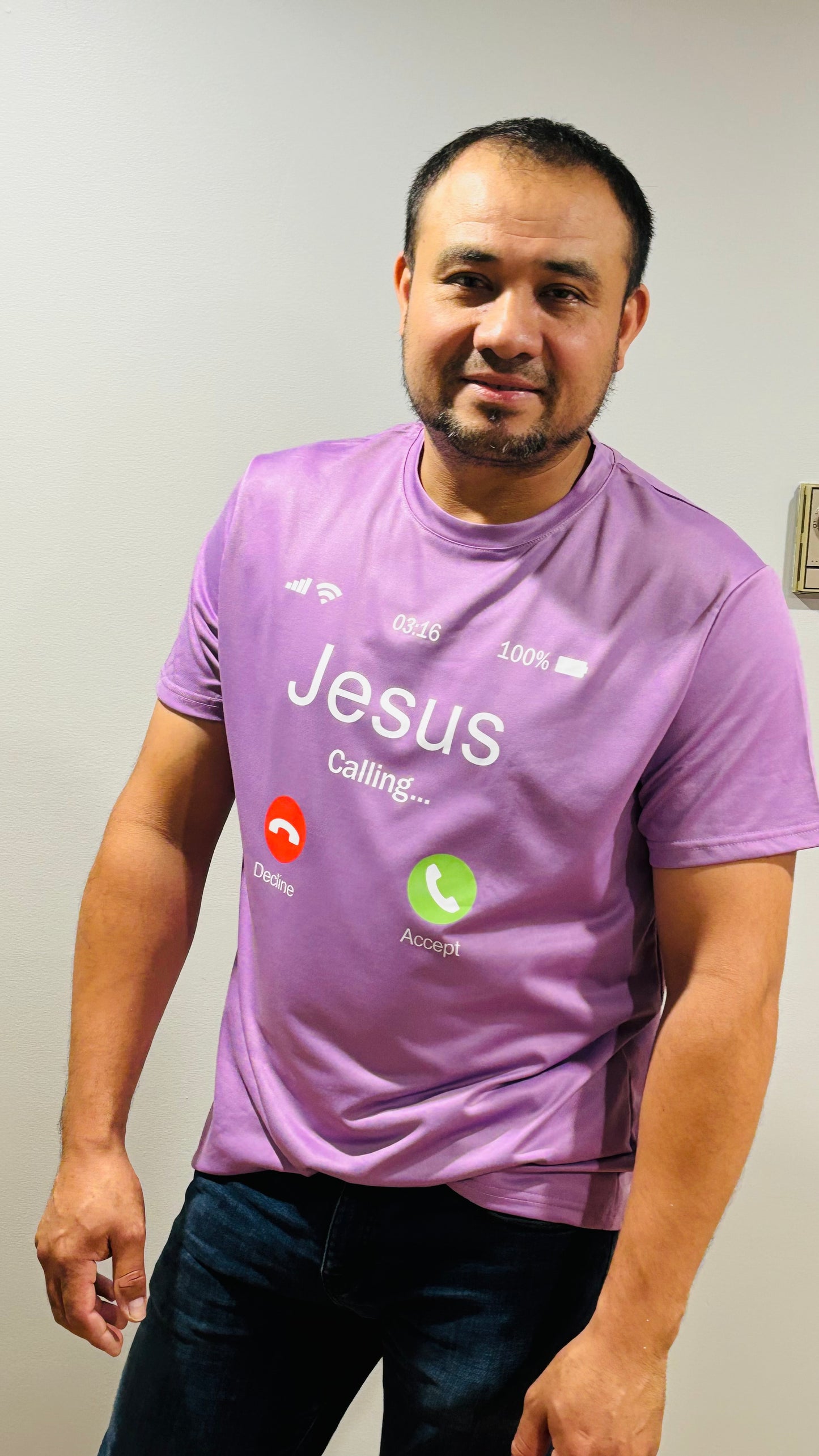 Jesus Calling Lavender Tee