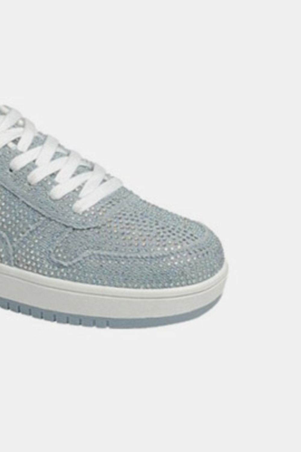 Rhinestone Denim Sneakers