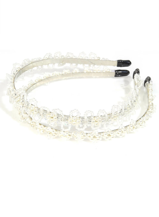 Pearl Beaded Head Band Set