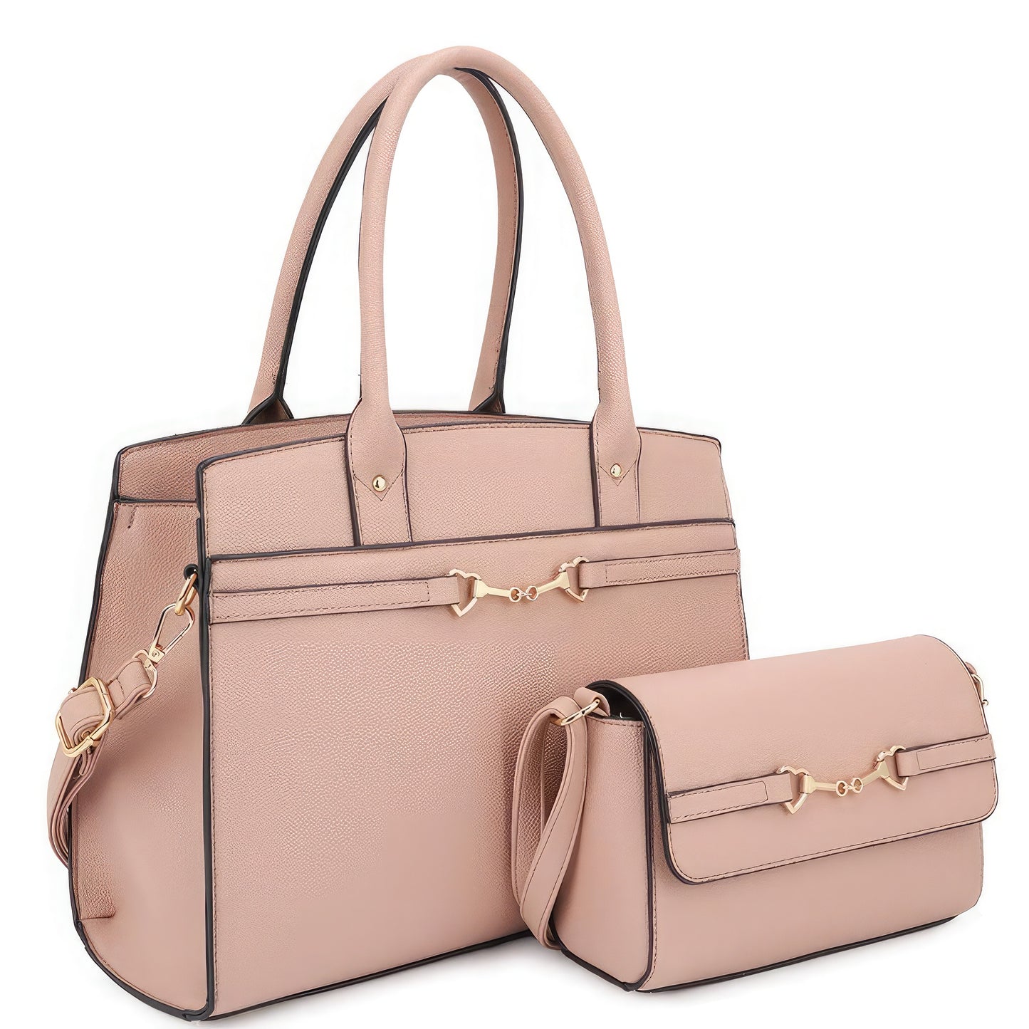 Satchel With Crossbody Bag Set