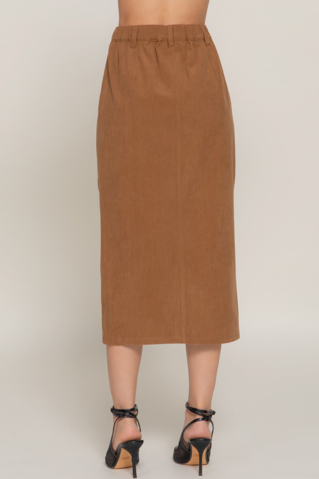 Ashley Corduroy Midi Skirt