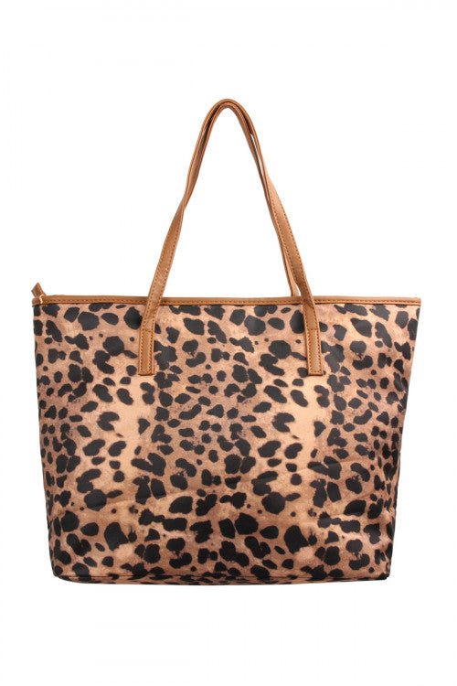 Leopard Print Tote Bag