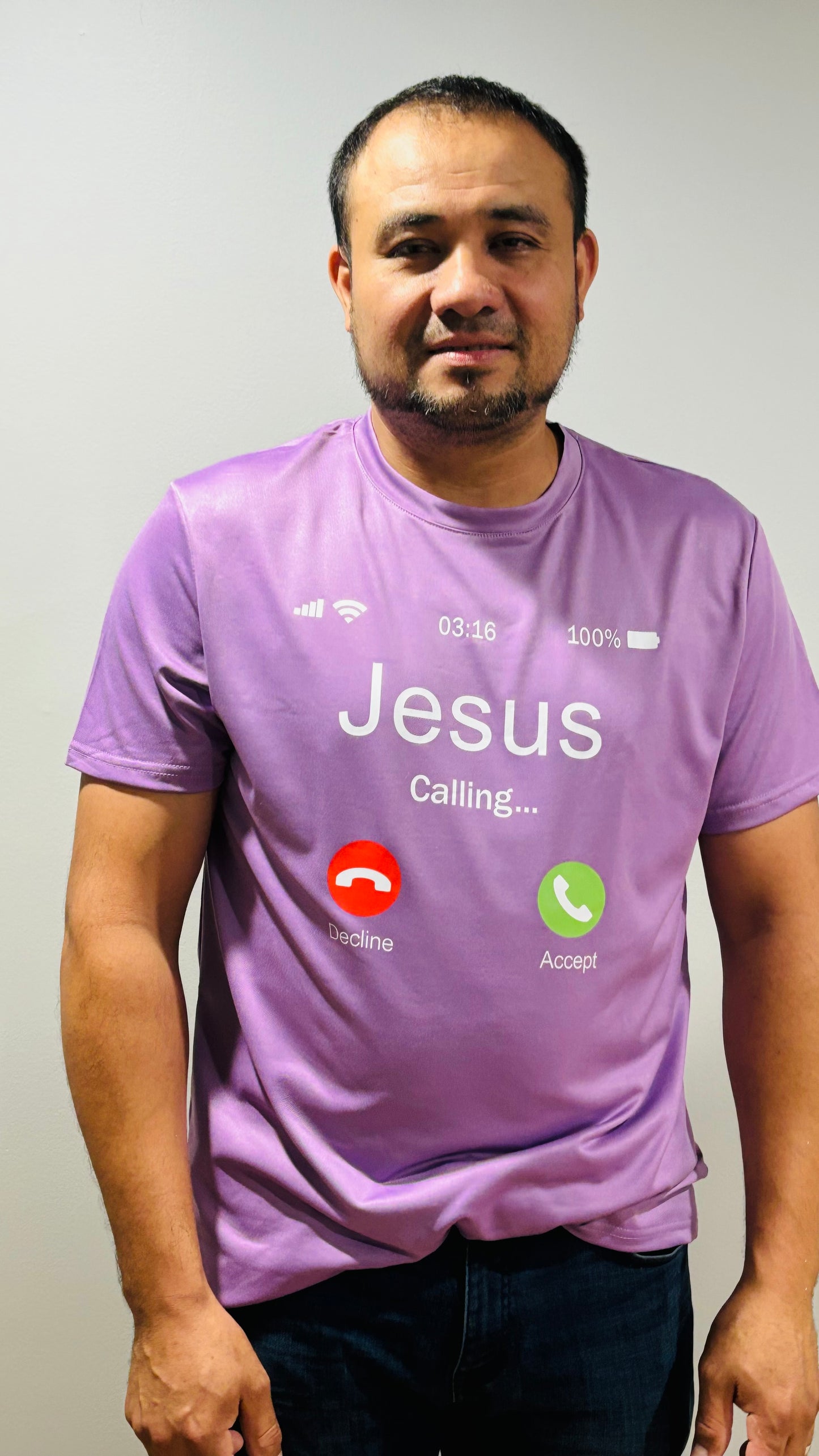 Jesus Calling Lavender Tee