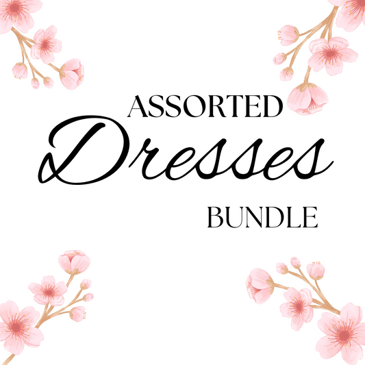 3 Pcs Assorted Style Dresses Bundle