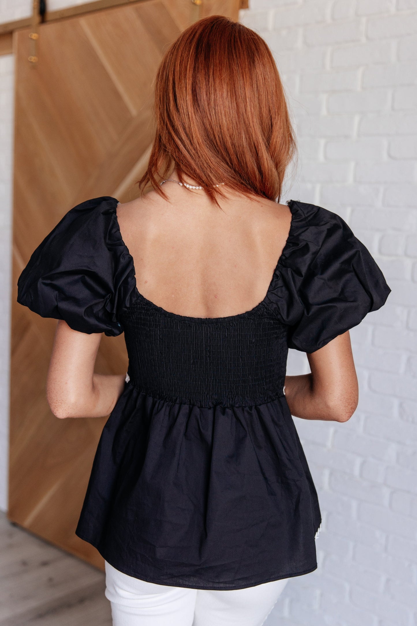 Grace Balloon Sleeve Blouse