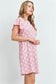 Perfect Peach Pink Polka Dot Dress