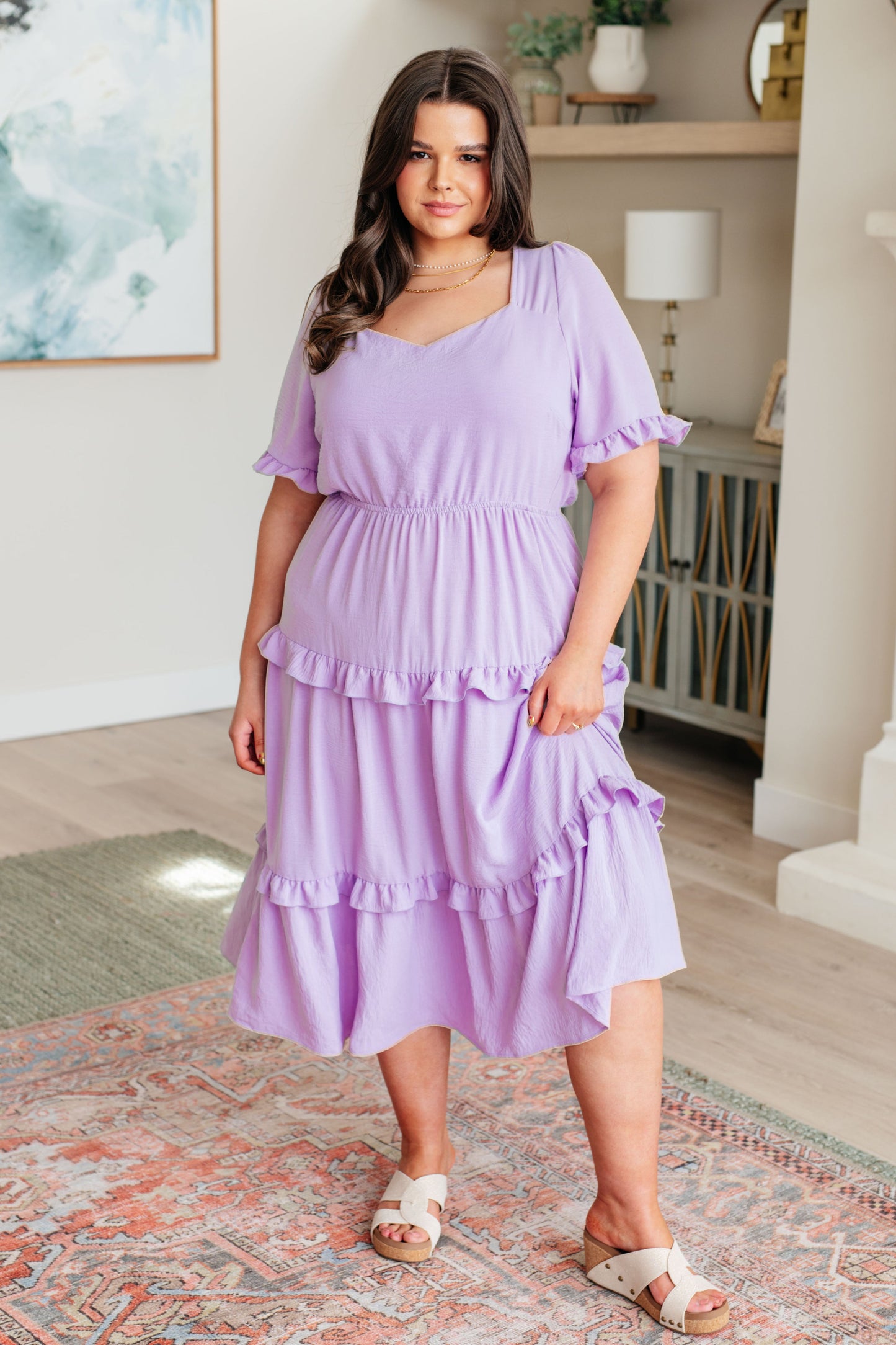 Marie Tiered Ruffled Dress