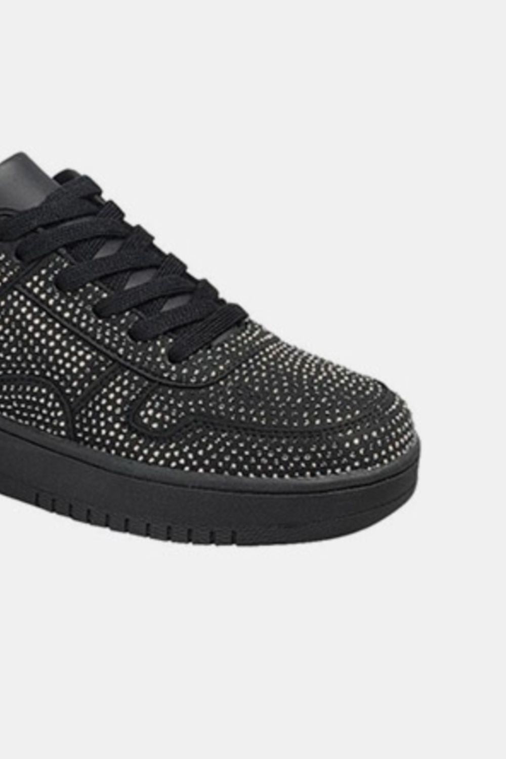 Rhinestone Black Sneakers